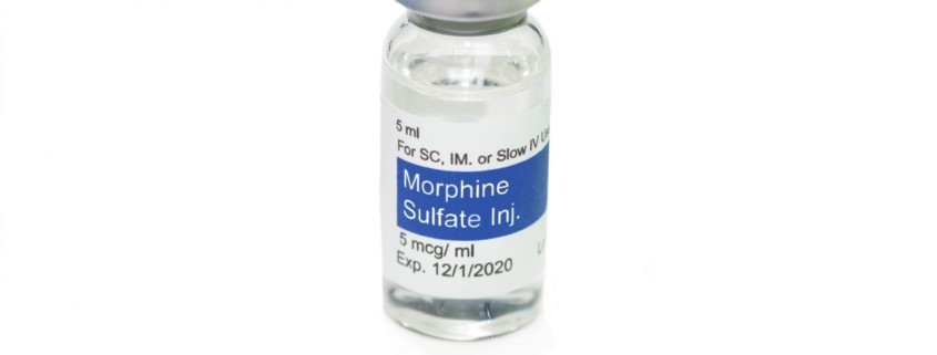 Morphine Addiction - Bottle of Morphine